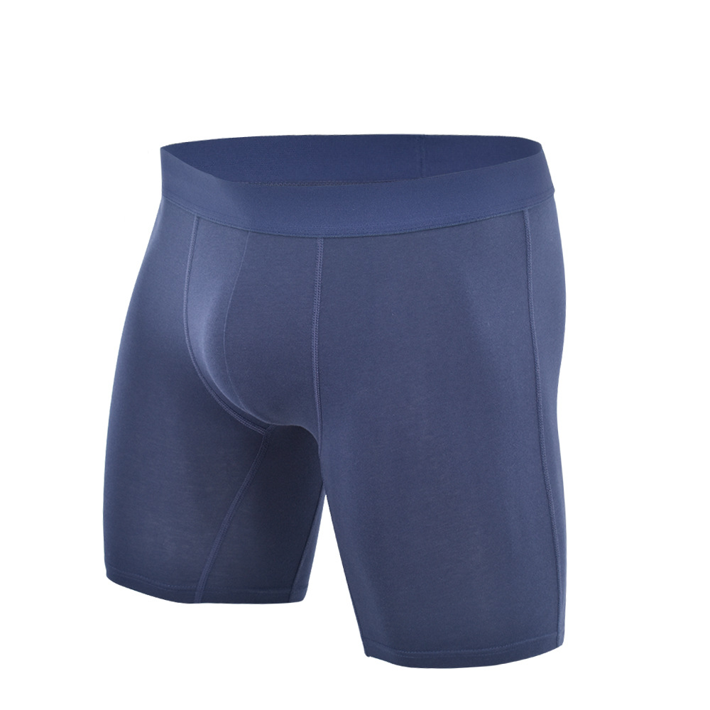 Picture of Pure Cotton Anti-Wear Leg Boxer Briefs American Trendy Underwear Amazon Cross-Border Wholesale Sports Long European and American Underwear for Men
