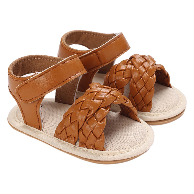 Summer New Fashion Casual Skirt Children's Baby Shoes Rubber Bottom Non-slip 0-12 Months Princess Baby Toddler Shoes