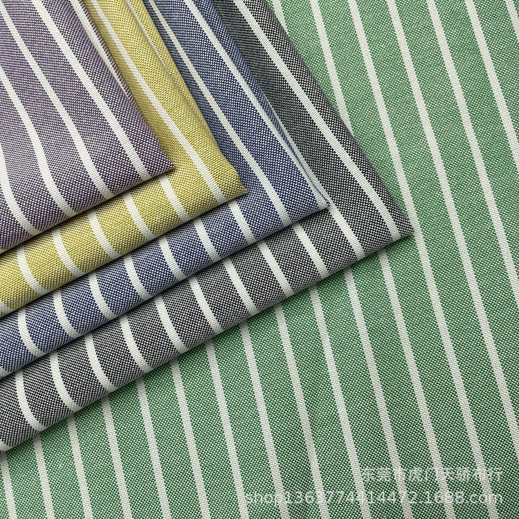 Oxford spinning TR yarn-dyed strip 150D * 21S/S 185g TR yarn-dyed stripe spacing 0.2*1 and 0.3*0.3