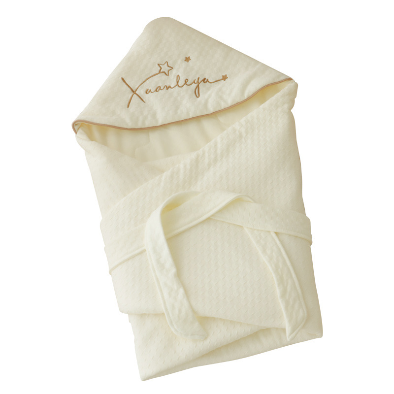 Picture of coated baby newborn cotton class a newborn baby delivery room swaddling baby anti-startle hold four seasons universal