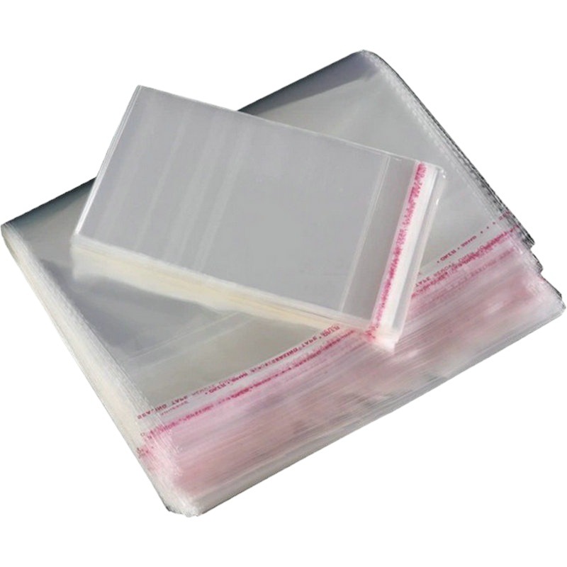 in stock wholesale opp bag transparent self-adhesive bag clothing packaging self-adhesive bag self-sealing plastic bag