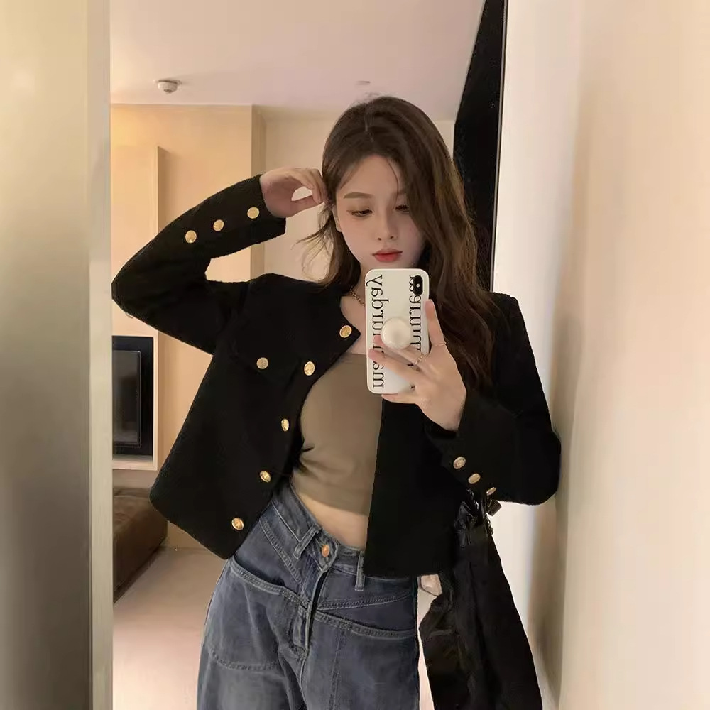 Picture of Cross-border Thickened Short Chanel Style Coat Women's New French High-end Sense Frying Street Elegant All-match Top Trendy