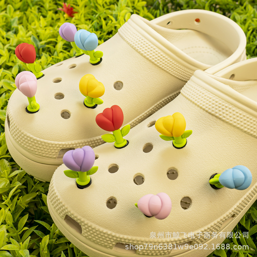 3D Flower Shoes Shoe Buckle Shoes Beach Bag Accessories Diy Hanging Accessories Cartoon Removable Decorative Buckle