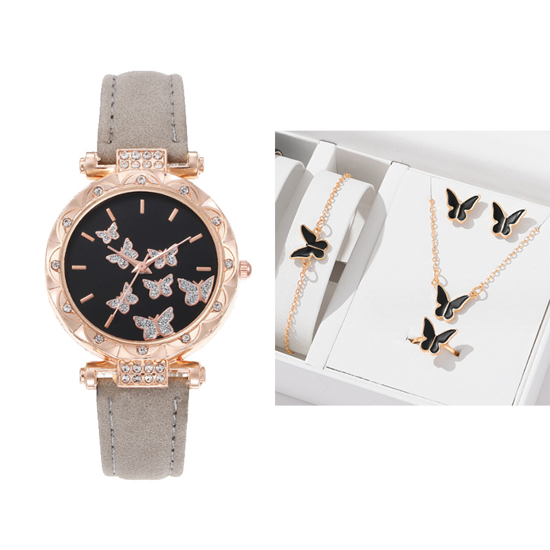 Picture of New TikTok Popular Women's Watch Fashion Simple Watch Butterfly Digital Belt Watch Wholesale