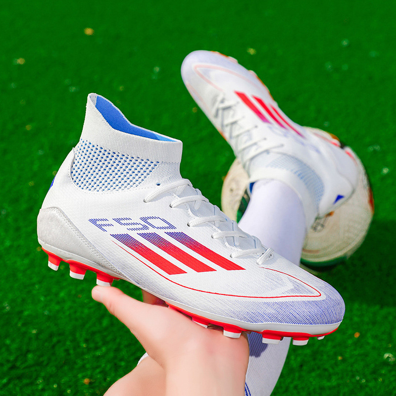Cross-Border World Cup High-Top Football Shoes for Men, Teenagers, Students, Women, Tf Broken Nails, Ag Long Nails, Game Training Sneakers