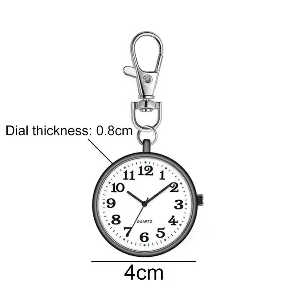Picture of Examination pocket watch clear large number literal elderly children students key chain hanging watch nurse watch only look at the time