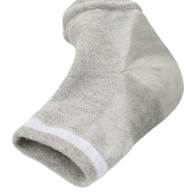 Mesh gel anti-cracking heel socks heel protective cover men's and women's socks breathable sweat-absorbent in stock short socks