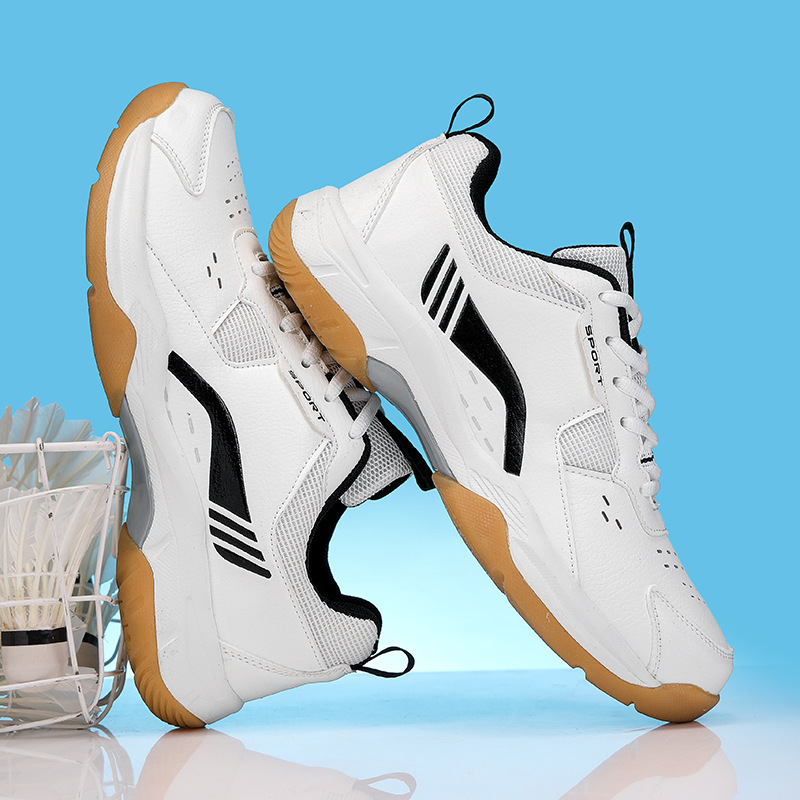 Cross-Border New Badminton Shoes for Men and Women, Non-Slip, Breathable, Shock-Absorbing Sneakers, Wear-Resistant Sports Shoes, Outdoor Professional Training Shoes