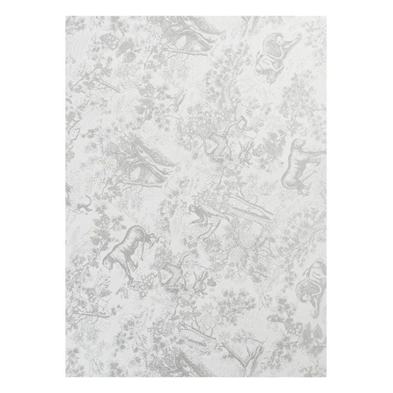 Flower Companion Shadow European Style Vintage Printing Paper Afternoon Black Tea Kraft Paper Flower bouquet Packaging Material Flower Wrapping Paper
