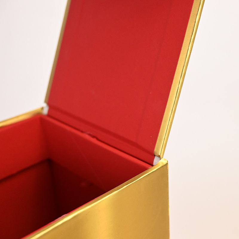 Picture of Liquor Gift Box Set Customized Foldableing Gold-Stamped Wine Box Empty Box Wine Packaging Box Logo Customized Gift Box