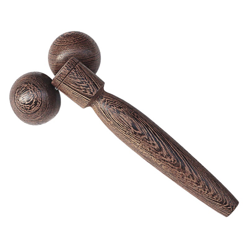 Chicken wing Wood manual roller massager safflower pear wood beauty thin face artifact face back leg point stick
