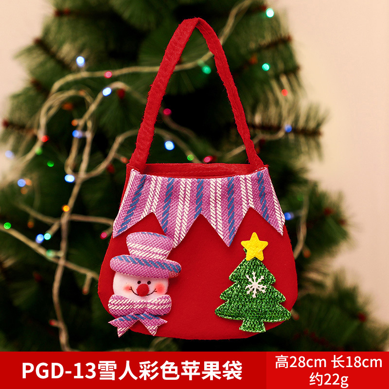 Picture of Christmas Gift Apple Bag Handbag Adult Children Children Christmas Gift Decoration High-end Gift Bag