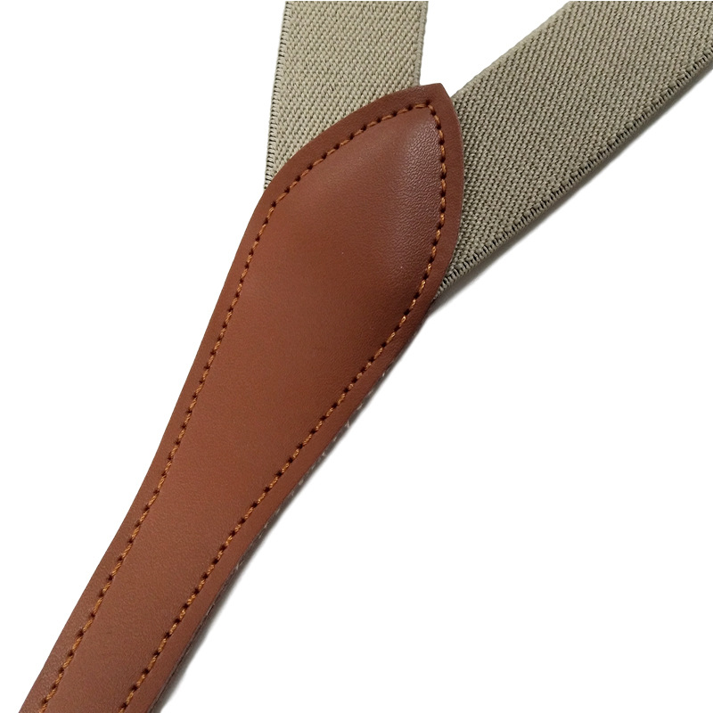 Picture of Cross-Border Supply 2.5cm Adult 4-Clip Elastic Suspenders Unisex Elastic Suspenders Set