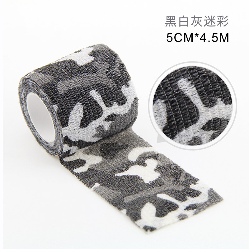 Picture of Factory Direct Sales Outdoor Camouflage Bandage Non-Woven Self-Adhesive Elastic Bandage Camouflage Bandage Available for Wholesale