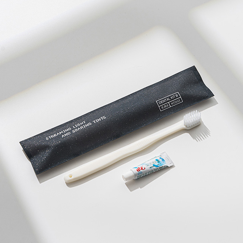 Picture of Hotel Special Hotel Toiletries Set Comb Disposable Toothbrush with Toothpaste Soft Hair Homestay Wholesale Customization