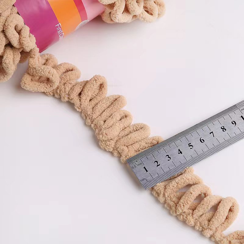 Picture of Loop Yarn Ear Yarn Medium-Thick Yarn for Hand Knitting DIY Pillows, Blankets, Scarves, Ice Yarn in Stock Wholesale
