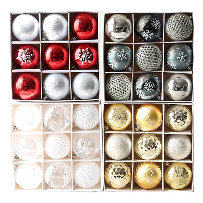 Picture of Christmas ball suit gift box Christmas painted gift bag ball Christmas tree decoration pendant wholesale