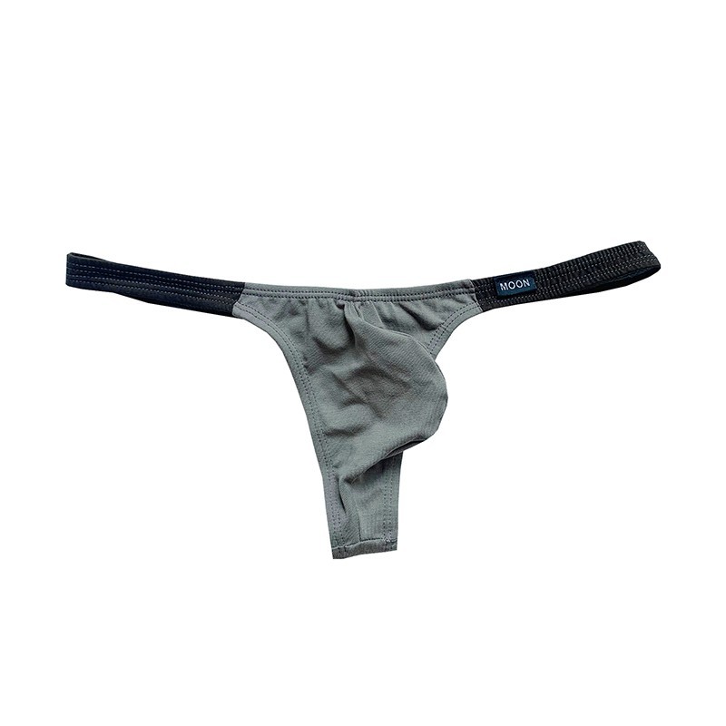 Picture of [Factory] Men's Low-Waist Color-Blocked Sexy Thong Cotton Underwear for Men 0200