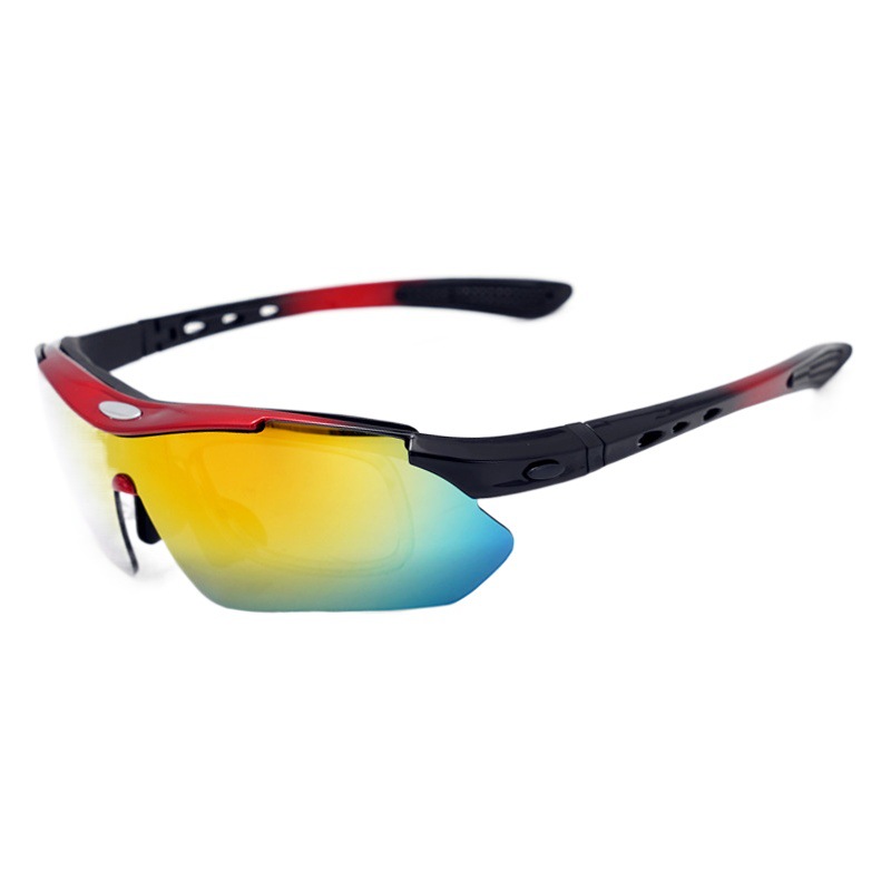 Colorful Riding Glasses Polarized Sunglasses Outdoor Sports Myopia Goggles Sand-proof Bicycle Glasses for Men and Women