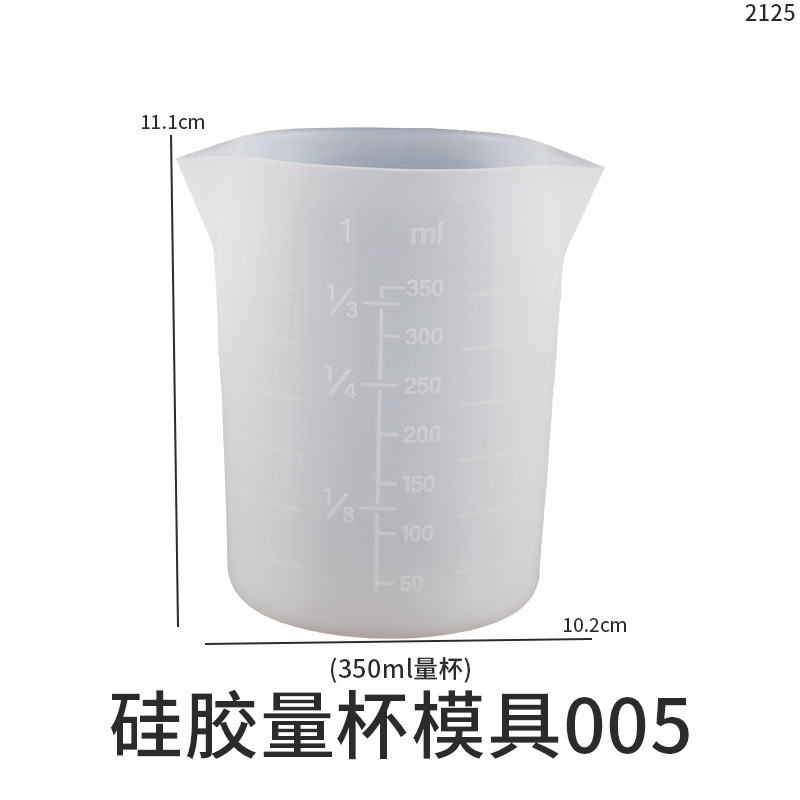 Picture of diy30 50 100 250 350 450 600 1000ml Crystal dropping Silicone Measuring Cup sub-filling cup mold