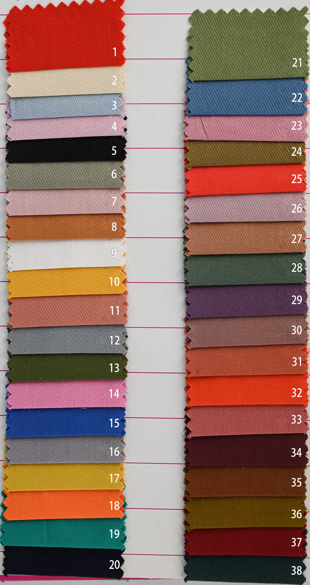Picture of Factory direct sales of pure cotton thin cavalry slanted sand-washed cotton fabric, pet vest, dress, shirt fabric