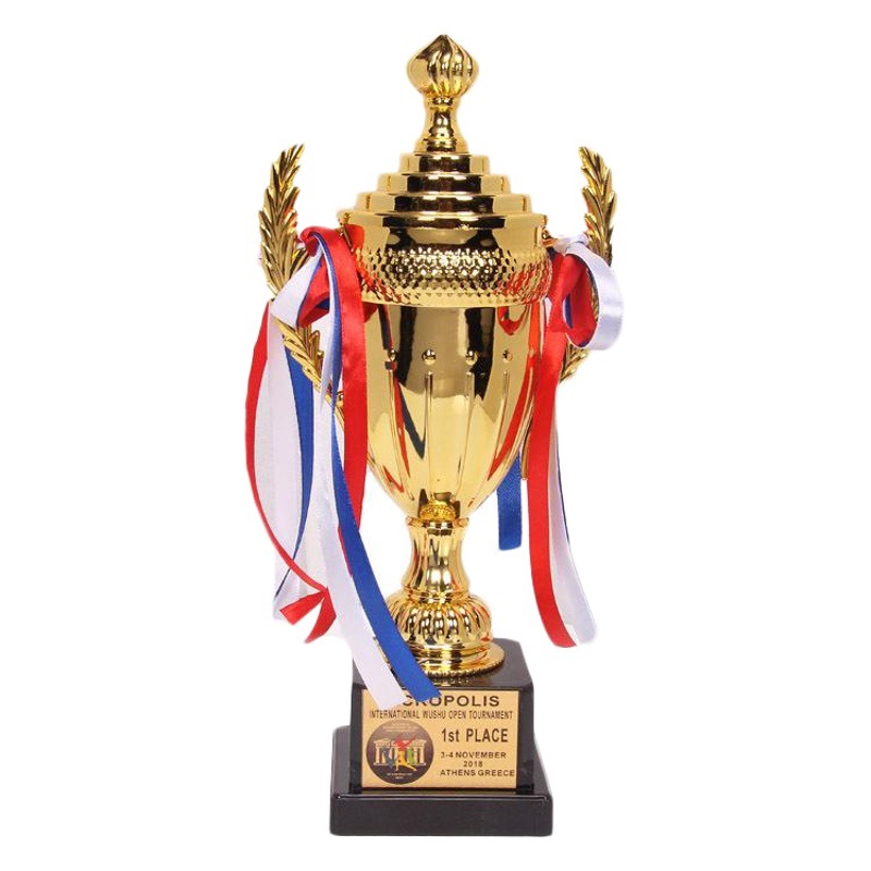 Picture of Manufacturer Wholesale New Creative Sports Competition Trophy Metal Crafts Ornaments Plastic Children's Trophy Medal