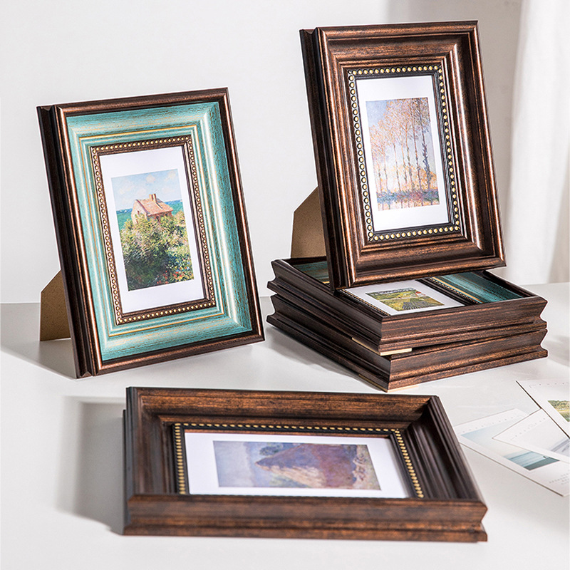 Picture of Wholesale Large Photo Frame Wall Hanging A3 Business License 4K Sketch Mounted Picture Frame Outer Frame Puzzle Frame Any Size