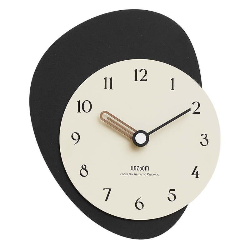 Wozoom House Quasi Clock Wall Clock Living Room Modern Simple Decorative Background Wall Personality Creative Internet Red Clock