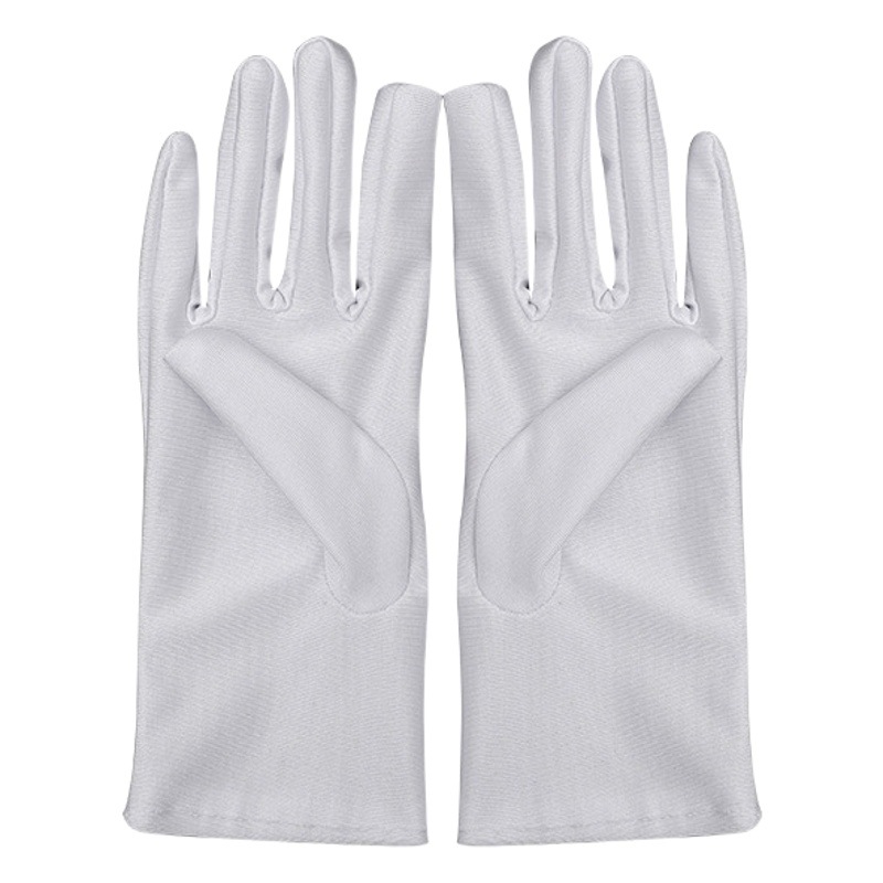 Summer sun protection gloves women's etiquette driving men's spandex nylon gloves jewelry dance wedding riding white gloves