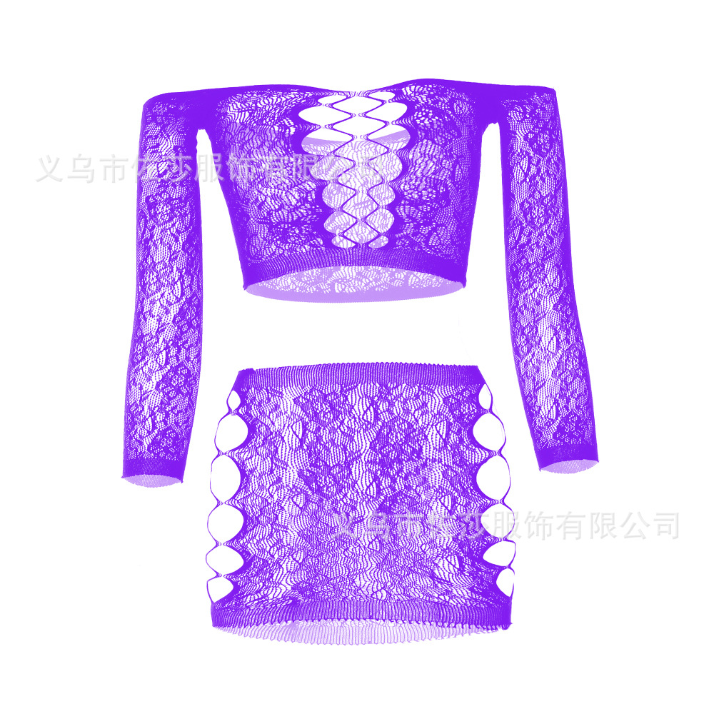Picture of 2023 summer new European and American ins tube chest lace stitching sexy cross-border underwear set w556