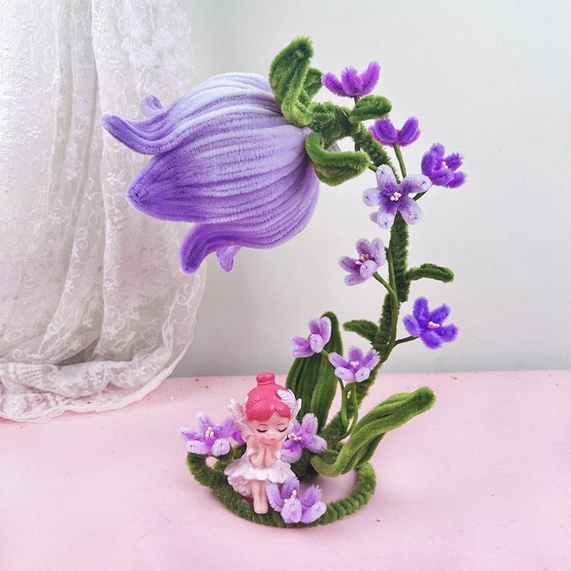 Picture of DIY Handmade Material Package Set Twist Stick Lily of the Valley Lantern Ornaments Night Light Girls Holiday Gift