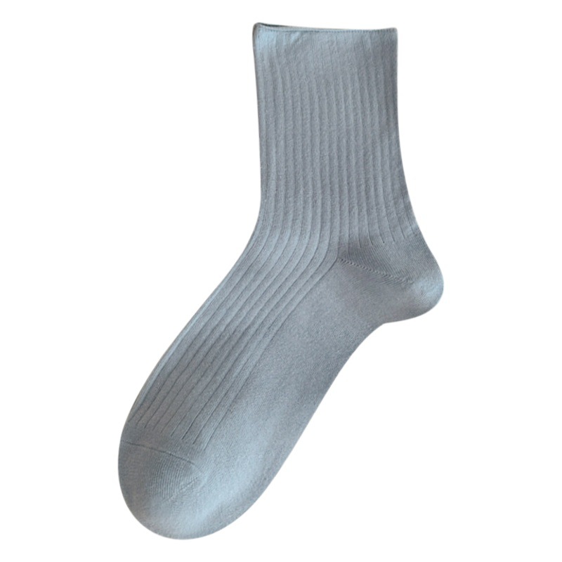 suxinaimin Socks Women's Summer Thin Japanese Style Solid Color Candy Color Ins Trendy Zhuji Mid-tube Cotton Socks Stacked Socks