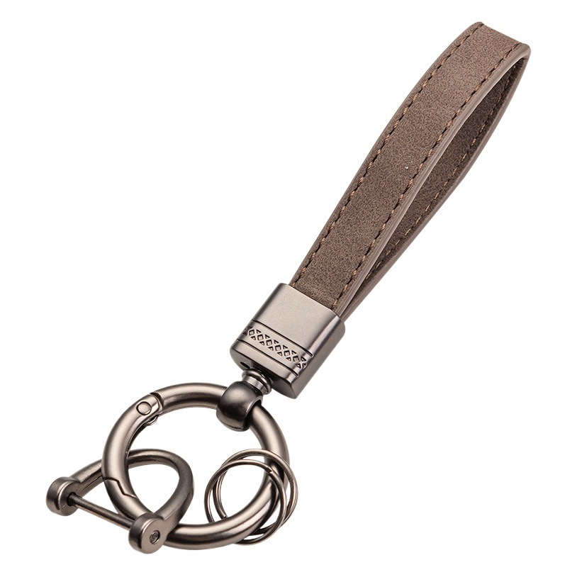 Men's Car Keychain Pendant Metal Advanced Sense Key Chain Waist Hanging Buckle Hanging Ornaments Business Anti-lost Key Chain