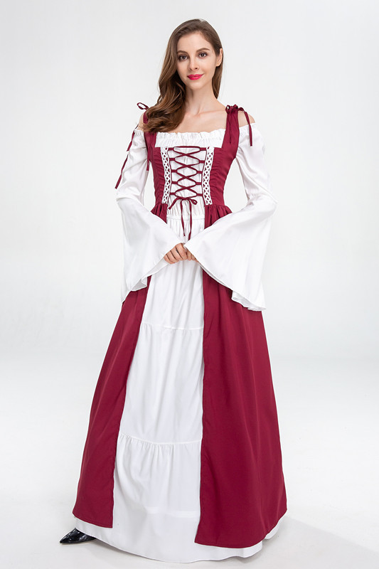 Picture of Halloween New European Retro Court Costume Queen Princess Queen Party Evening Dress Stage Play Costume