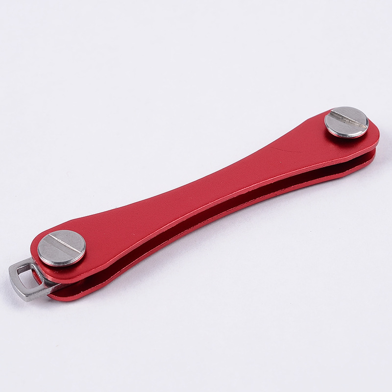 Picture of Aluminum Alloy key holder outdoor pendant metal key organizer multi-function key chain creative household key bag