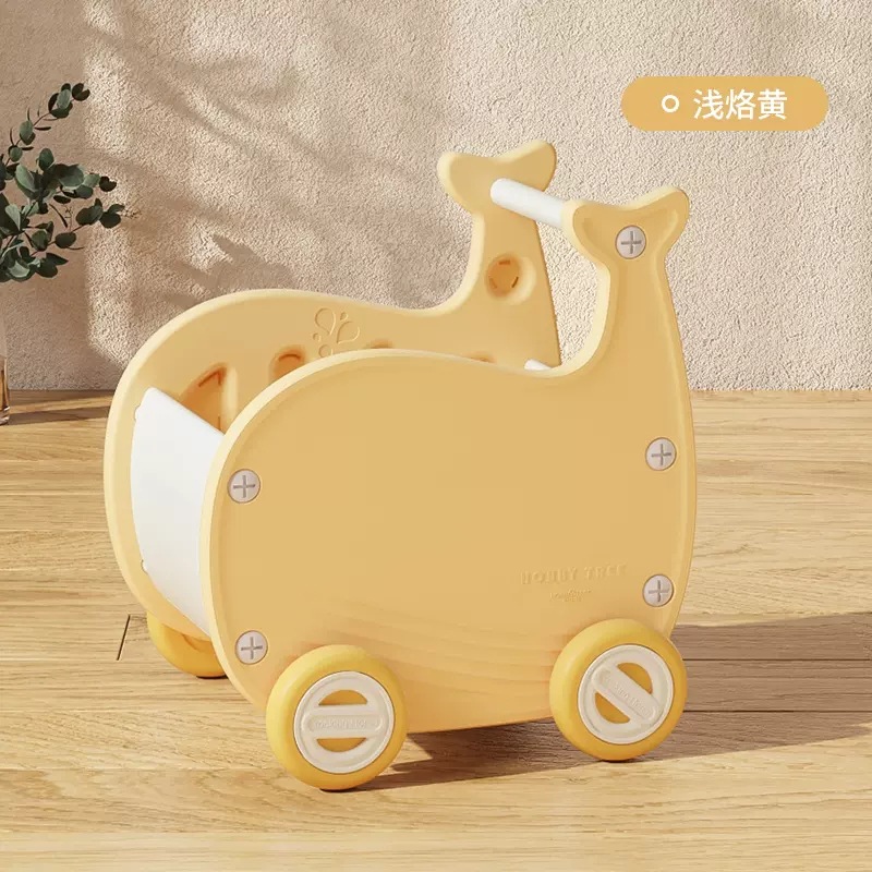 Picture of Baby Shopping Cart Storage Rack Large Capacity Children's Trolley Storage Cabinet Household Storage Box for babyviva