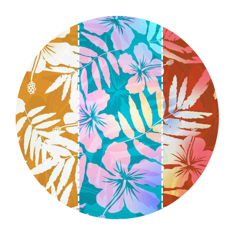 Picture of Guofeng Tropical Flower Tencel Digital Printed Fabric Spring and Summer Children's Wear Pet Doll Cloth Bag Brocade Cotton Printed Fabric