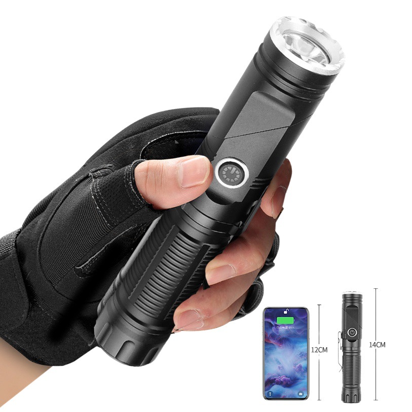 Cross-border new XPG strong light outdoor lighting headlamp with magnet pen holder portable multifunctional mini flashlight