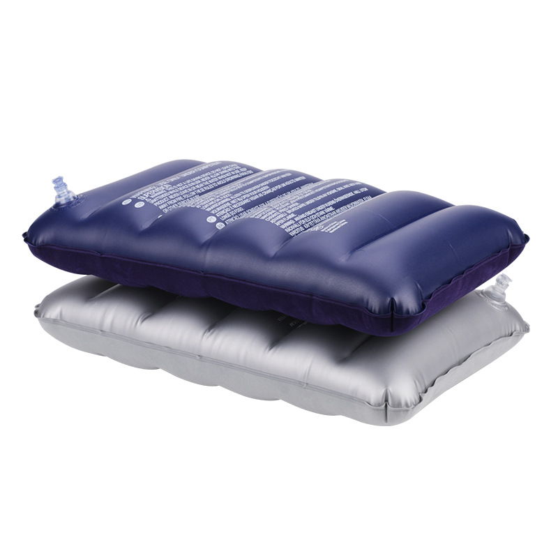Picture of PVC Flocking Inflatable Pillow Nap Square Inflatable Pillow Business Office Travel Inflatable Pillow Stall Supply