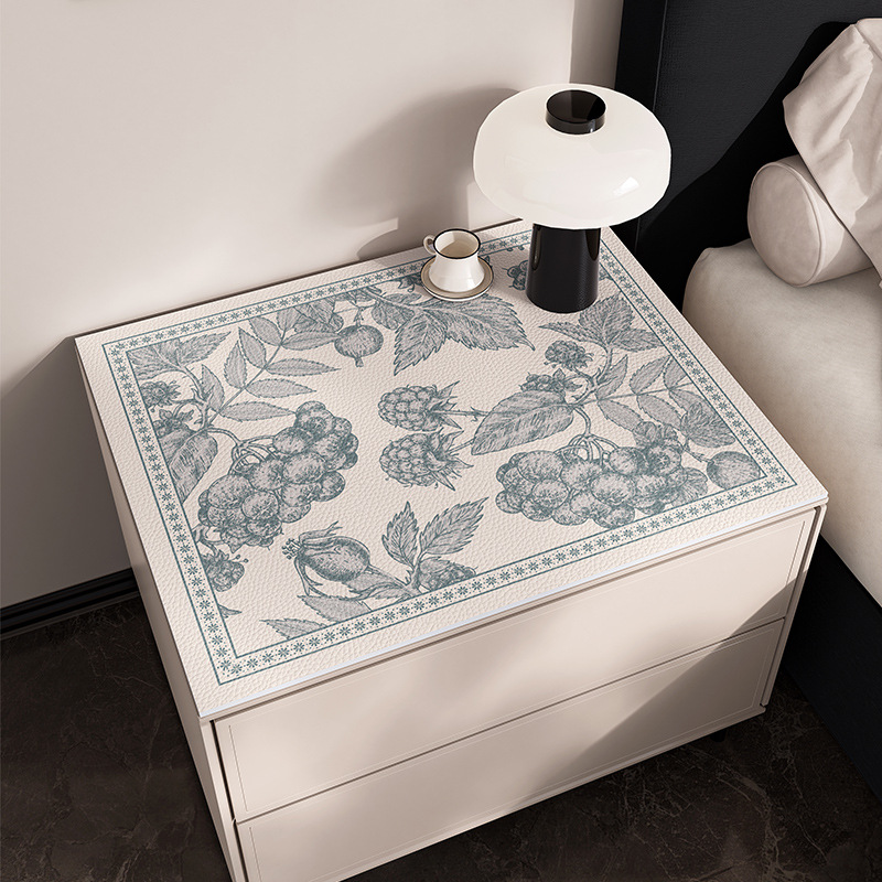 Bedside Table Cushion Bedroom Dust-proof Cover Cloth Light Luxury Advanced Sense Table Mat Waterproof Dirty-proof Washing Machine Countertop Protection Mat