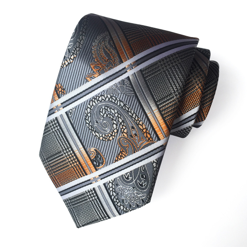 Picture of Source Factory Hot Jacquard Fabric Tie Men's Dress Business Suit Accessories Tie Wholesale