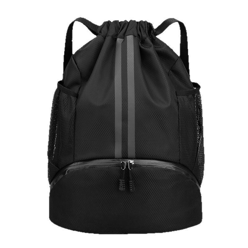 Picture of Wet and Dry Separation Swimming Bag Basketball Football Shoes Backpack Drawstring Portable Backpack Men's Sports Storage Bag