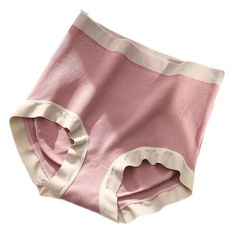 New High Waist Women's Pure Cotton Underwear Belly Tight Hip Plus Size Chubby Girls Graphene Pure Cotton Crotch Sexy Briefs