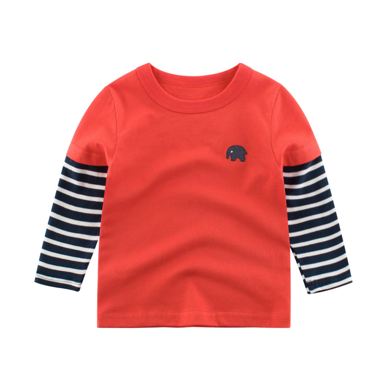 Picture of 27Kids children's clothing spring new wholesale Korean version of children's long sleeve T-shirt cotton girls bottoming shirt a generation of hair
