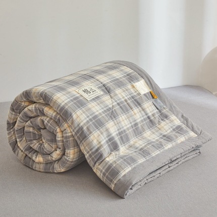 Picture of Class A Maternal and Infant Grade Non-printed Summer Quilt Xinjiang Cotton Air-conditioning Quilt Core Machine Washable Summer Cool Quilt Summer Thin Quilt