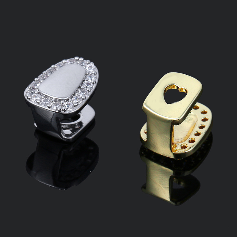 European and American Hiphop Single Outer Ring with Diamonds, Hip-Hop Braces, Trendyy Accessories, Cross-Border Hot Models, Specially Designed for Manufacturers Wholesale