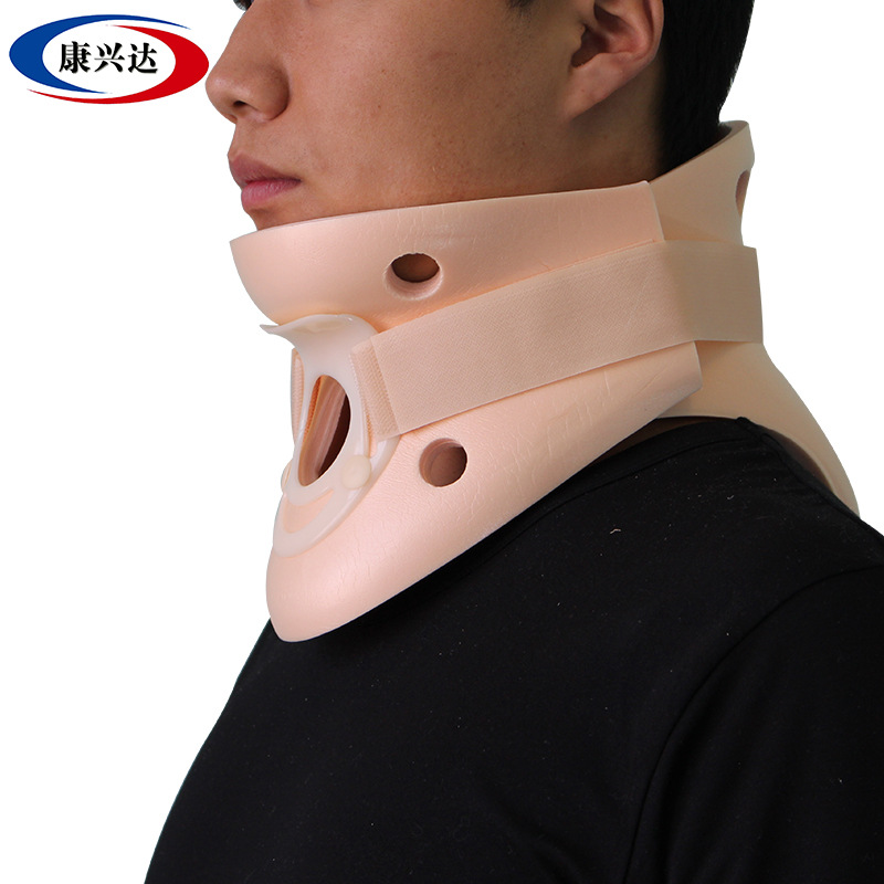 Kangxing Split Fixed Neck Brace Polymer Neck Brace Cervical Sprain for Adults and Kidsren Pink Suitable for Kidsren