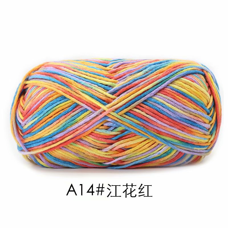 Picture of Su-velvet cotton hand-woven color wool knitting thread scarf coarse wool fancy doll coat needle sweater thread