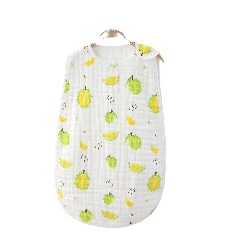Picture of Baby gauze sleeveless sleeping bag cotton summer thin baby vest newborn children kick-proof quilt wholesale