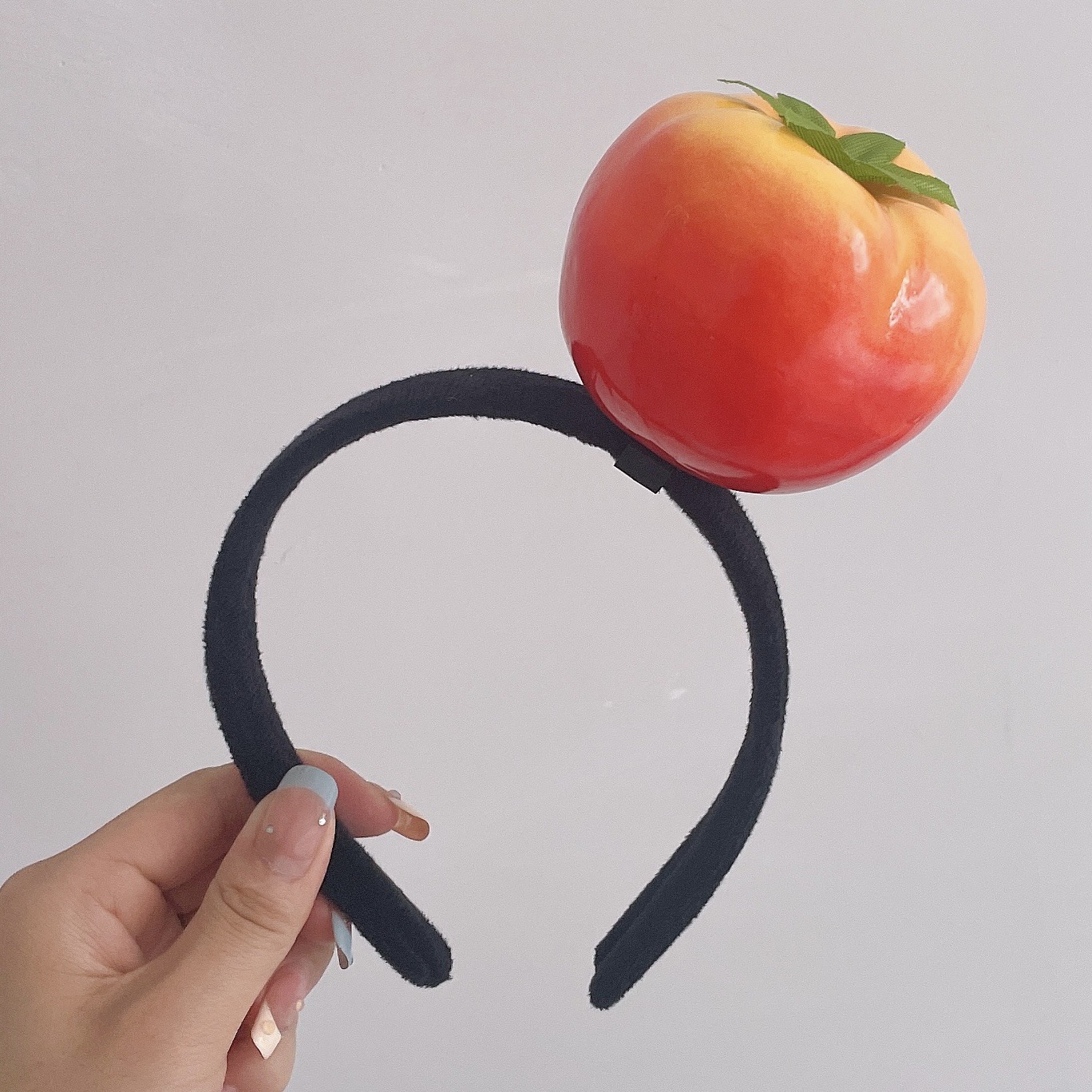 Picture of Haiyue Jewelry Three-dimensional Vegetable Hairband Creative Original Personality Funny Radish Pepper Eggplant Green Vegetable Headband Women's Hair